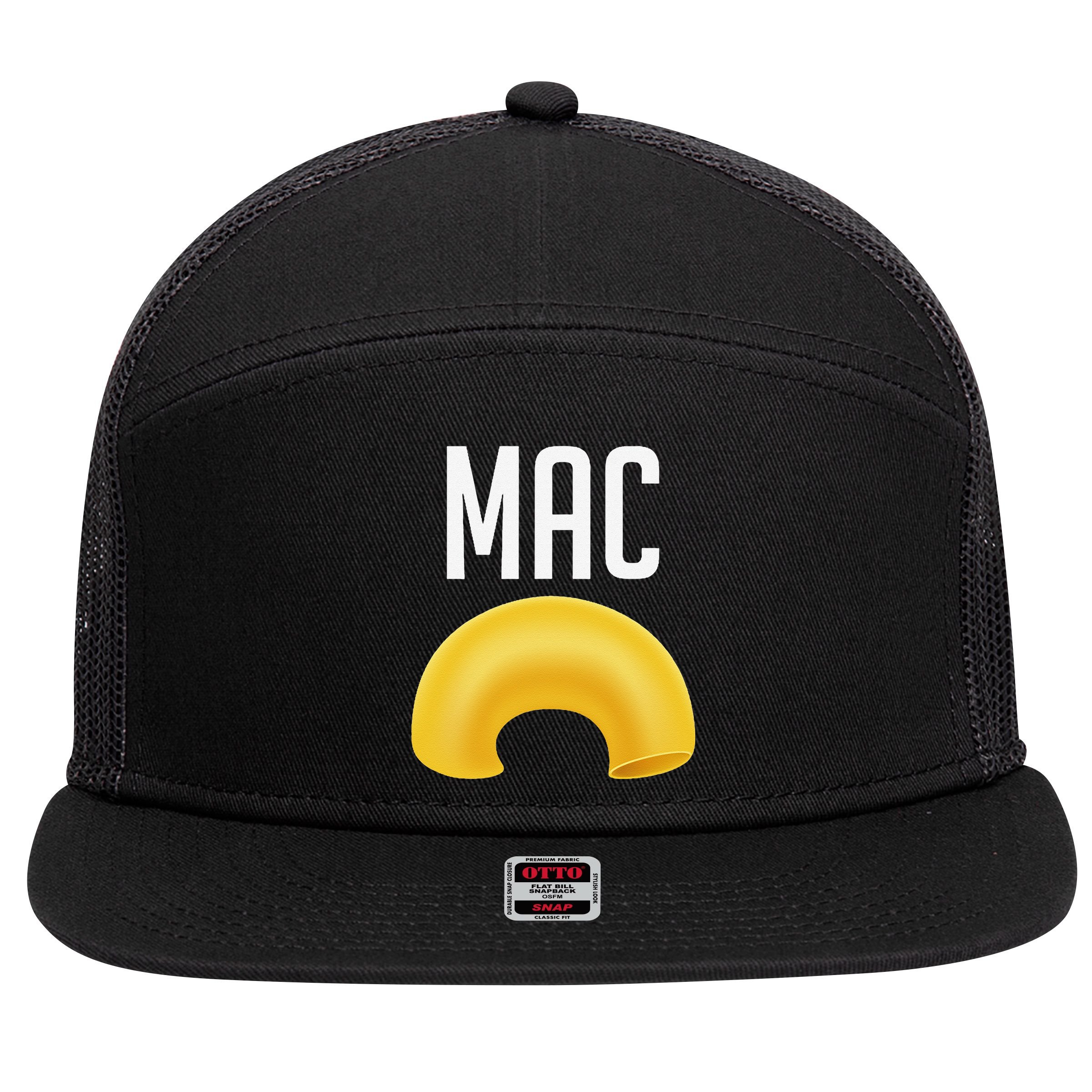 Funny Matching Macaroni And Cheese Halloween Costume Gift 7 Panel Mesh Trucker Snapback Hat