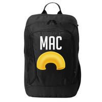 Funny Matching Macaroni And Cheese Halloween Costume Gift City Backpack