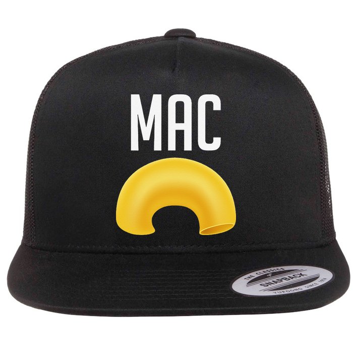Funny Matching Macaroni And Cheese Halloween Costume Gift Flat Bill Trucker Hat