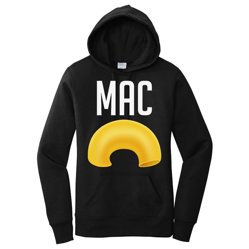 Funny Matching Macaroni And Cheese Halloween Costume Gift Women's Pullover Hoodie