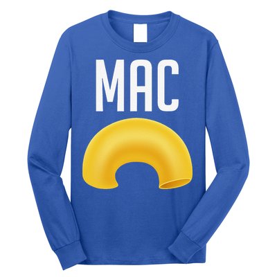 Funny Matching Macaroni And Cheese Halloween Costume Gift Long Sleeve Shirt