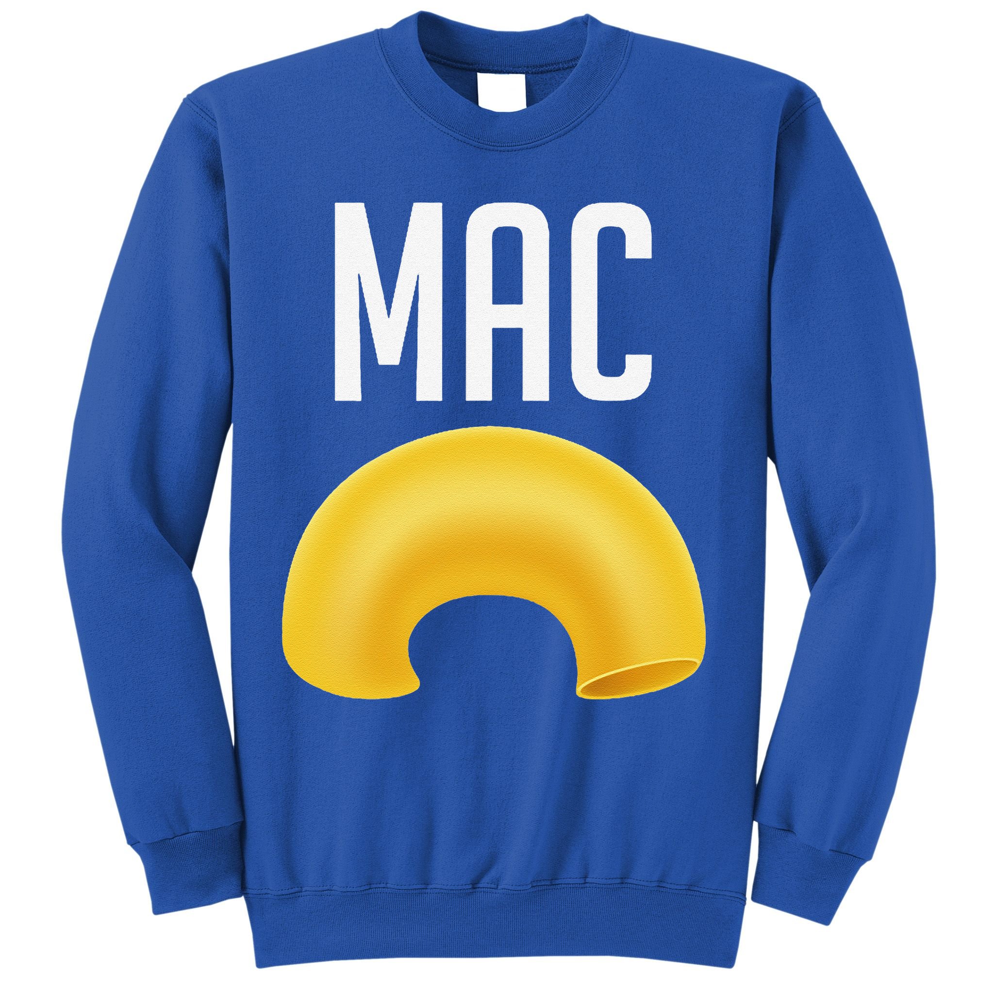 Funny Matching Macaroni And Cheese Halloween Costume Gift Sweatshirt