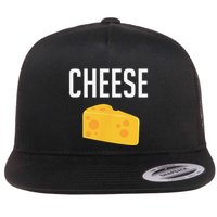 Funny Matching Macaroni And Cheese Halloween Costume Flat Bill Trucker Hat