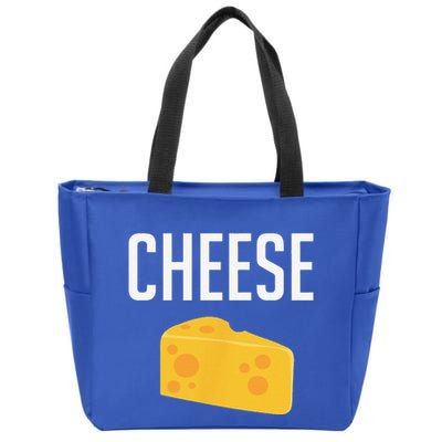 Funny Matching Macaroni And Cheese Halloween Costume Zip Tote Bag
