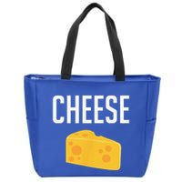 Funny Matching Macaroni And Cheese Halloween Costume Zip Tote Bag