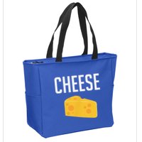 Funny Matching Macaroni And Cheese Halloween Costume Zip Tote Bag