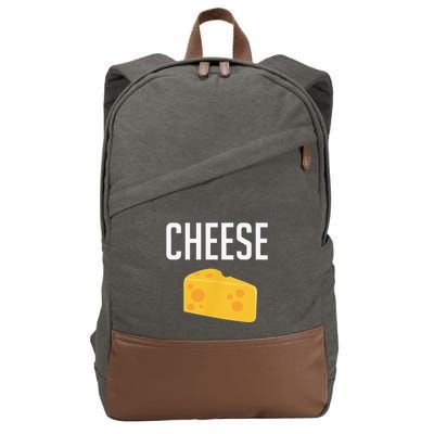 Funny Matching Macaroni And Cheese Halloween Costume Cotton Canvas Backpack
