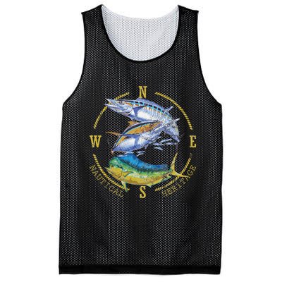 Fish Mahi Mahi Tuna Kingfish Nautical Heritage Fishing Gift Mesh Reversible Basketball Jersey Tank