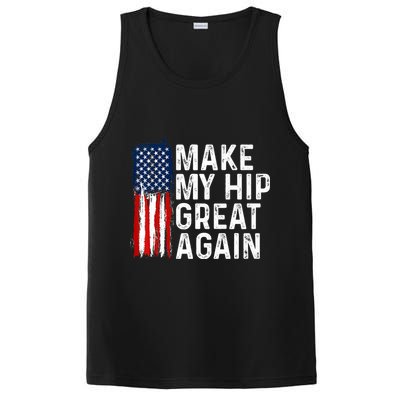 Funny Make My Hip Great Again Broken Hip Surgery Recovery PosiCharge Competitor Tank