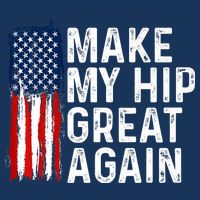 Funny Make My Hip Great Again Broken Hip Surgery Recovery Infant Baby Jersey Bodysuit