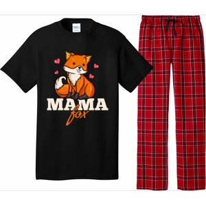 Foxes Mama Mom Gift Pajama Set