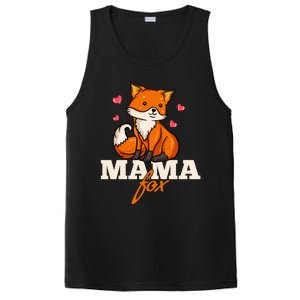 Foxes Mama Mom Gift PosiCharge Competitor Tank