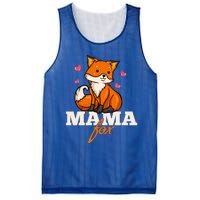 Foxes Mama Mom Gift Mesh Reversible Basketball Jersey Tank