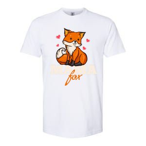 Foxes Mama Mom Gift Softstyle CVC T-Shirt