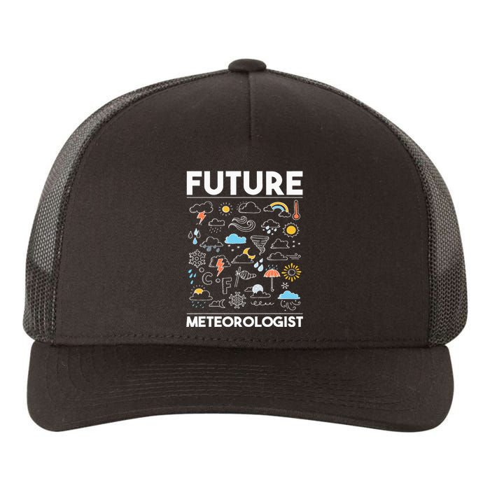 Future Meteorologist  Meteorology Weather Forecast Clouds Yupoong Adult 5-Panel Trucker Hat