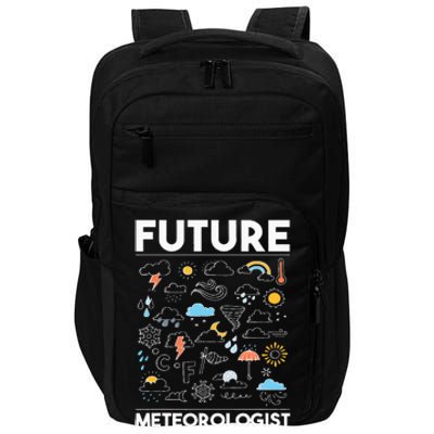 Future Meteorologist  Meteorology Weather Forecast Clouds Impact Tech Backpack