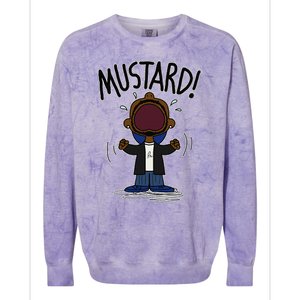 Funny Mustard Meme Lamar Tv Off Parody Humor Inappropriate Colorblast Crewneck Sweatshirt