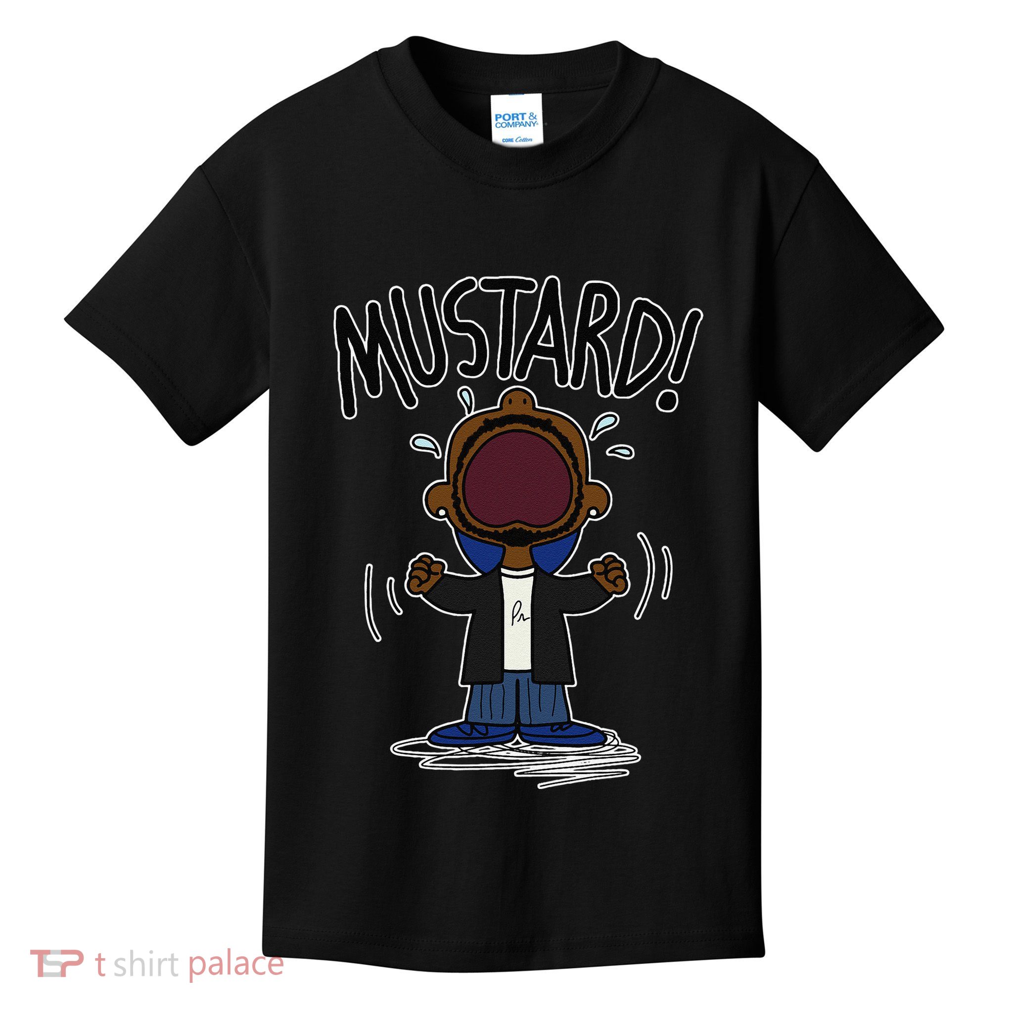 Funny Mustard Meme Lamar Tv Off Parody Humor Inappropriate Kids T-Shirt