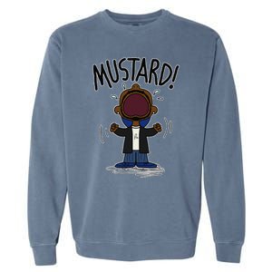 Funny Mustard Meme Lamar Tv Off Parody Humor Inappropriate Garment-Dyed Sweatshirt