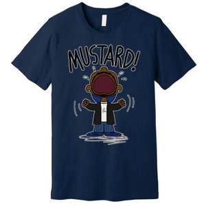 Funny Mustard Meme Lamar Tv Off Parody Humor Inappropriate Premium T-Shirt