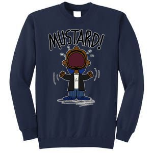 Funny Mustard Meme Lamar Tv Off Parody Humor Inappropriate Tall Sweatshirt