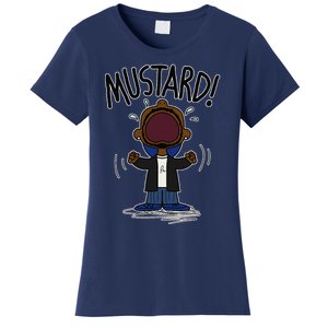 Funny Mustard Meme Lamar Tv Off Parody Humor Inappropriate Women's T-Shirt