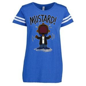 Funny Mustard Meme Lamar Tv Off Parody Humor Inappropriate Enza Ladies Jersey Football T-Shirt