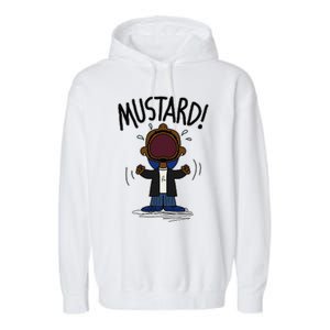 Funny Mustard Meme Lamar Tv Off Parody Humor Inappropriate Garment-Dyed Fleece Hoodie