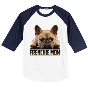 Frenchie Mom Mother's Day For French Bulldog Mom Baseball Sleeve Shirt