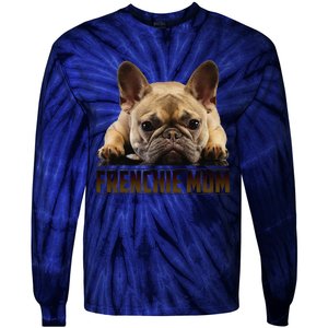 Frenchie Mom Mother's Day For French Bulldog Mom Tie-Dye Long Sleeve Shirt