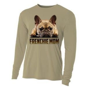 Frenchie Mom Mother's Day For French Bulldog Mom Cooling Performance Long Sleeve Crew