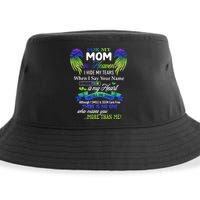 For My Mom In Heaven I Hide My Tears When I Say Your Name Sustainable Bucket Hat