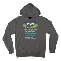For My Mom In Heaven I Hide My Tears When I Say Your Name Tall Hoodie