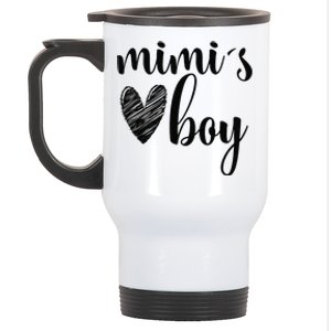 Funny Matching Mimi For Grandma Whit Mother's Day Stainless Steel Travel Mug