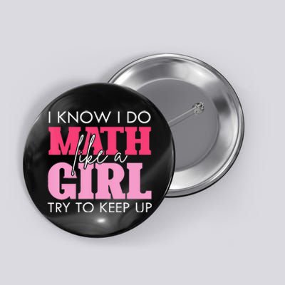 funny Mathematician  Math Nerd Calculus Button