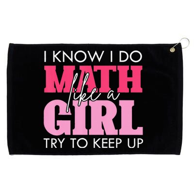 funny Mathematician  Math Nerd Calculus Grommeted Golf Towel