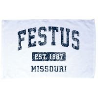 Festus Missouri Mo Vintage Athletic Sports Design Microfiber Hand Towel