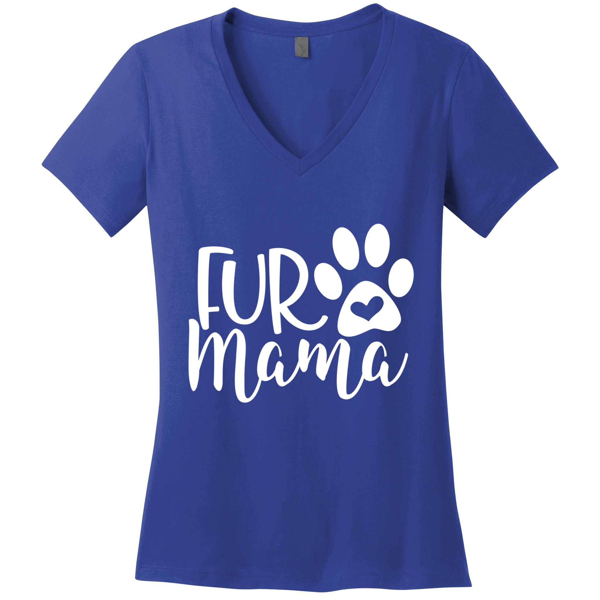 Fur Mama Meaningful Gift Women's V-Neck T-Shirt