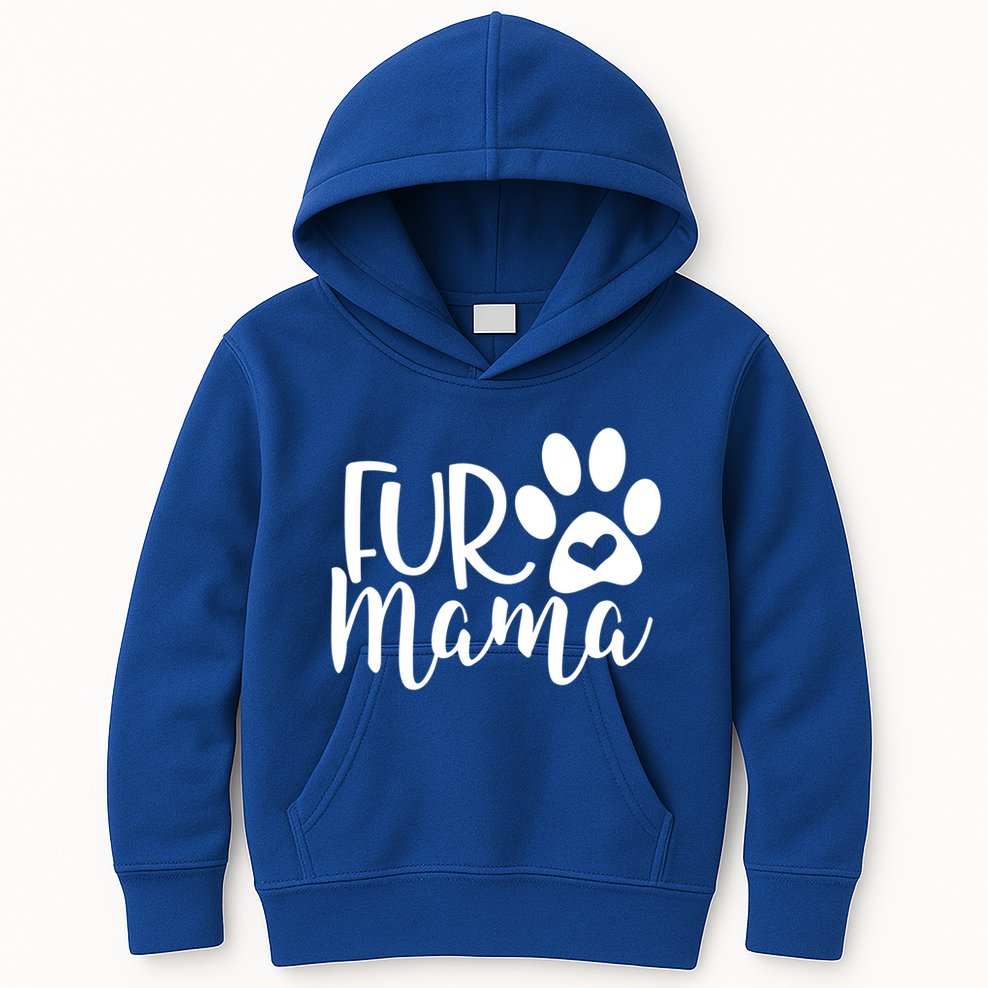 Fur Mama Meaningful Gift Kids Hoodie