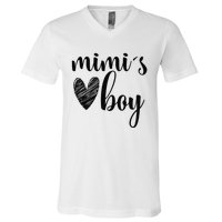 Funny Matching Mimi for Grandma White Mother's Day V-Neck T-Shirt