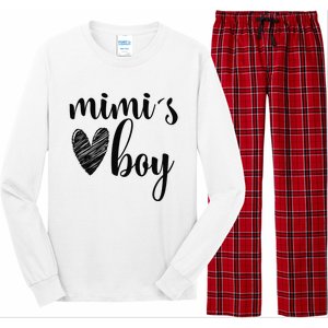 Funny Matching Mimi for Grandma White Mother's Day Long Sleeve Pajama Set