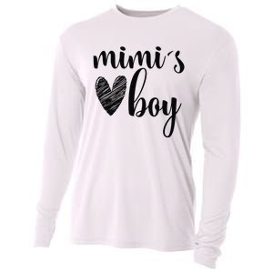 Funny Matching Mimi for Grandma White Mother's Day Cooling Performance Long Sleeve Crew