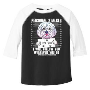 Funny Maltese Malshi Dog Lover Quote Toddler Fine Jersey T-Shirt