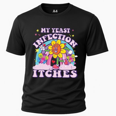 Funny Meme My Yeast Infection Itches Weird Humor Offensive Performance Shirt