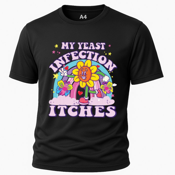 Funny Meme My Yeast Infection Itches Weird Humor Offensive Performance Shirt