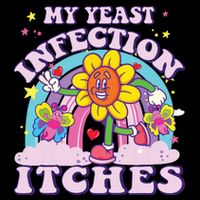 Funny Meme My Yeast Infection Itches Weird Humor Offensive 16 in Basic Backpack