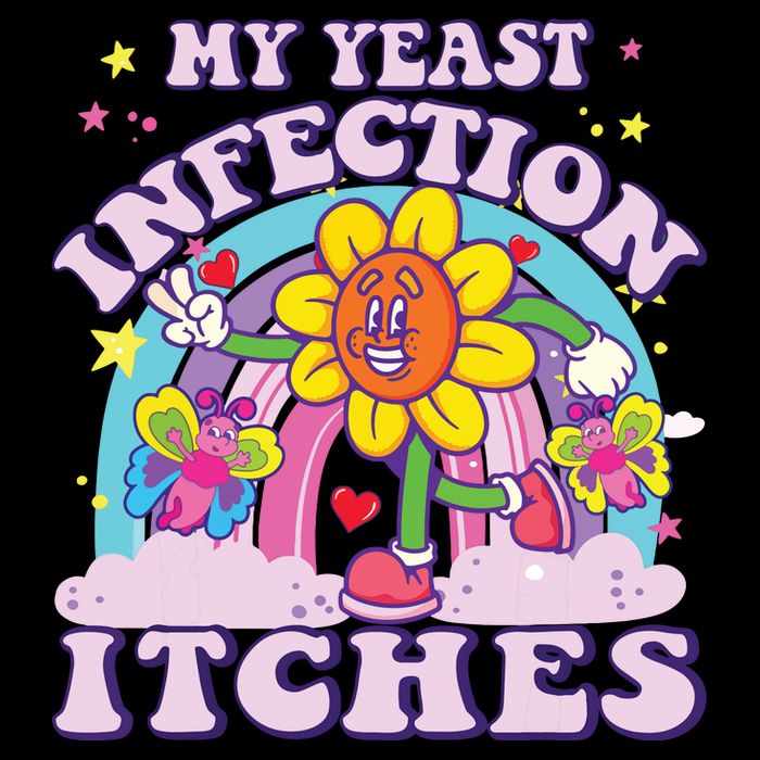 Funny Meme My Yeast Infection Itches Weird Humor Offensive 16 in Basic Backpack