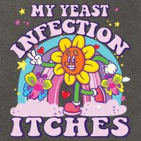 Funny Meme My Yeast Infection Itches Weird Humor Offensive Cotton Canvas Backpack