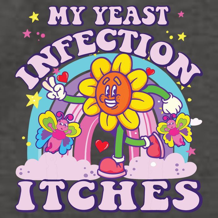 Funny Meme My Yeast Infection Itches Weird Humor Offensive Vector Backpack