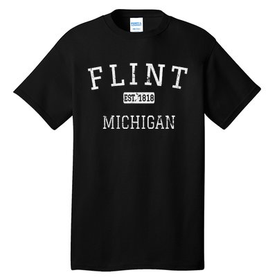 Flint Michigan Mi Vintage Tall T-Shirt